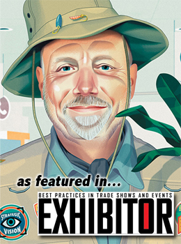 TradeshowGuy Tim Patterson in Exhibitor Magazine